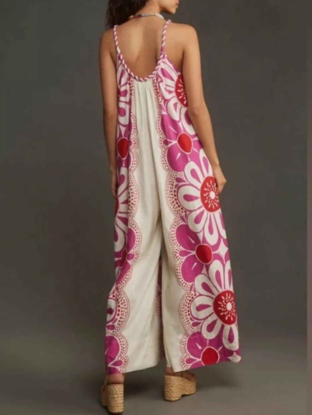 Farm Rio Maia Floral Jumpsuit XS
